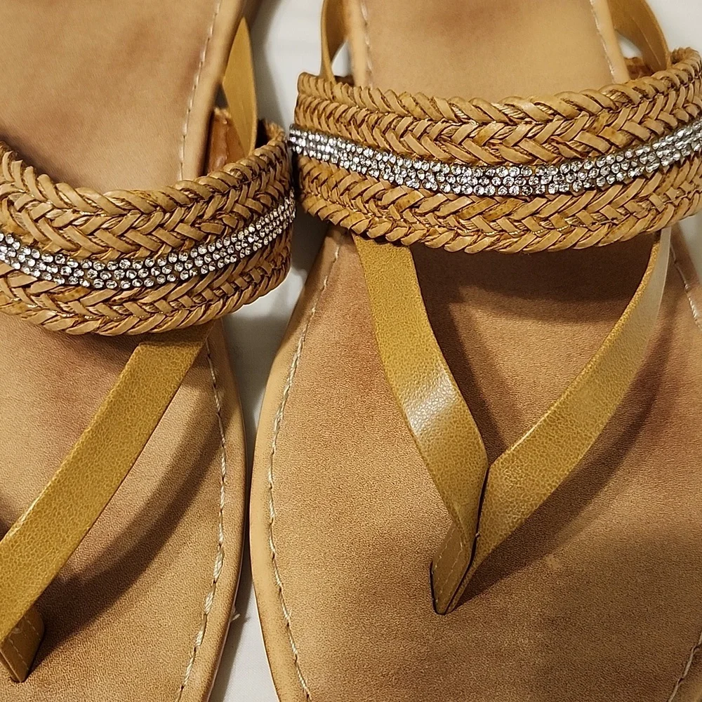 Coach and Four Tan Sandals - Picture 5 of 5